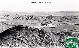 Sahara - Vue du Col de Sfa